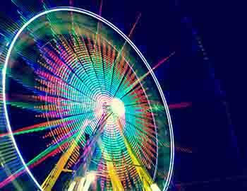 Ferris wheel at the county fair
