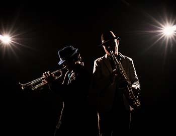 Jazz Musicians Playing Live Music